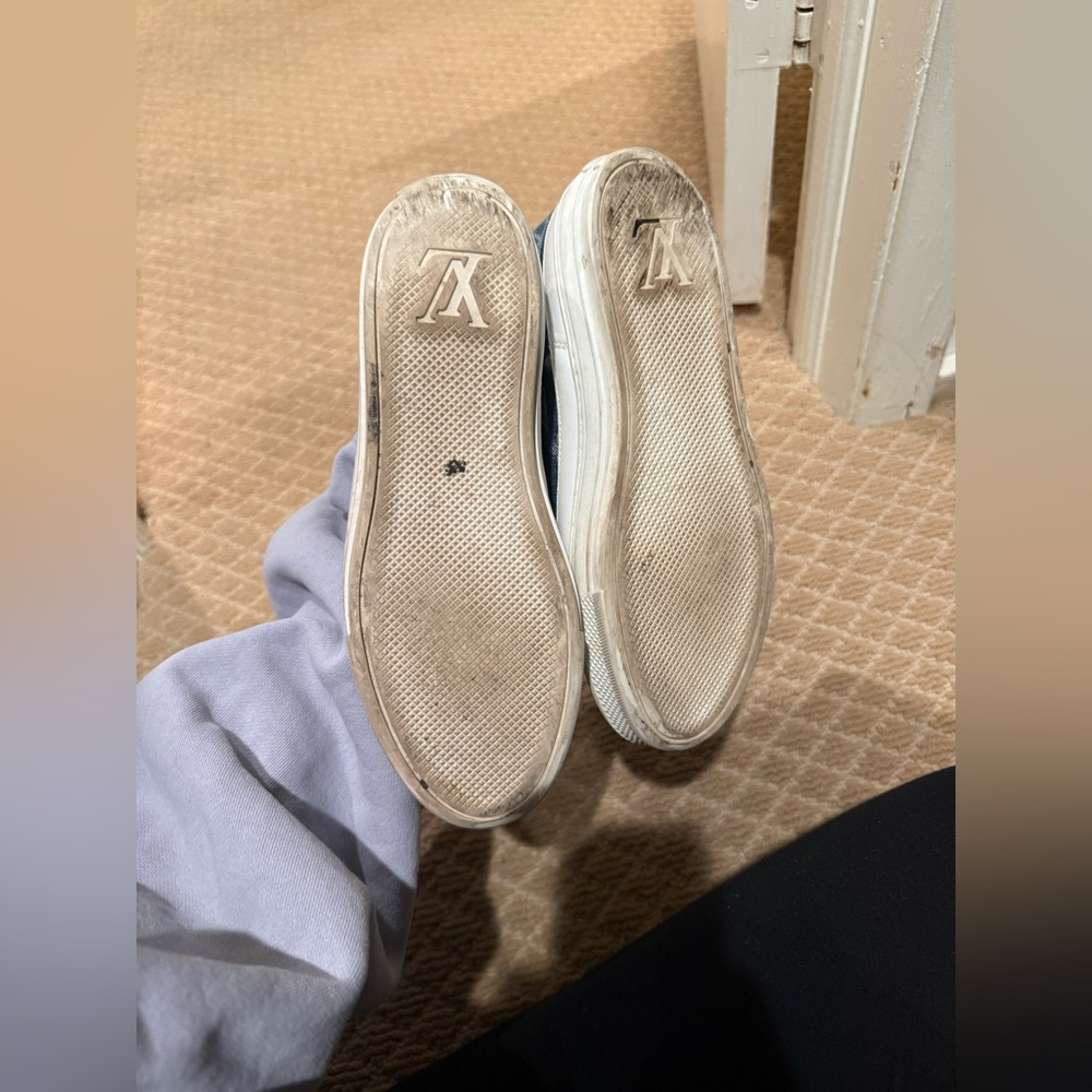 LOUIS VUITTON LV Stellar Low Top Denim Blue 36.5 - Picture 6 of 6